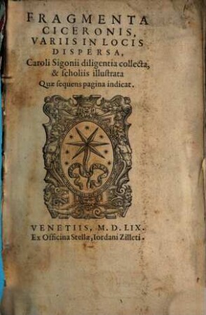 Fragmenta Ciceronis
