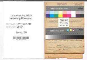 Entnazifizierung Elli Jacob, geb. 28.06.1903 (Sekretaerin)
