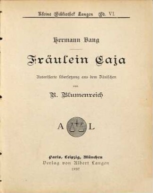 Fräulein Caja