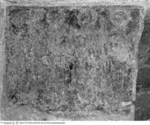 Weibliche und männliche Heilige, Heiligengruppe: Der heilige Paulus, zwei unbekannte Heilige und die heilige Agatha