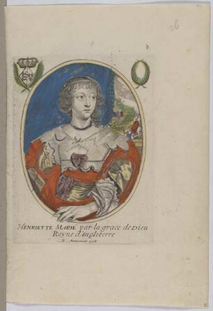 Bildnis der Henriette Marie, Königin England
