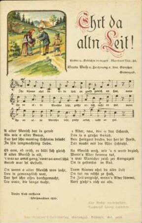 Ehrt da altn Leit!