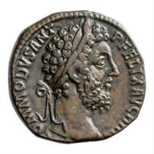 Münze, Sesterz, 187 - 188 n. Chr.