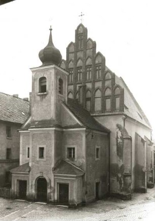 Neiße, Christuskirche : Neisse (Nysa/Polen). Christuskirche. Ansicht von Westen