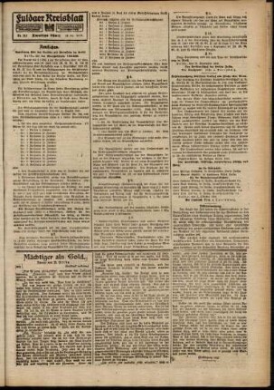 Zweite Ausgabe vom Samstag, den 18. Oktober 1919.