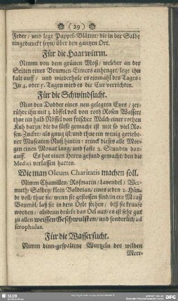 Für die Schwindsucht