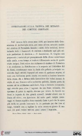 4: Osservazioni sulla tecnica dei musaici nei cimiteri cristiani