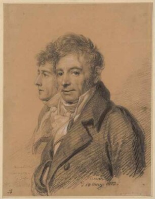 Bildnis Lampi, Johann Baptist von, d. Ä. (1751-1830), Maler und Lampi, Johann Baptist von, d. J. (1775-1837), Maler
