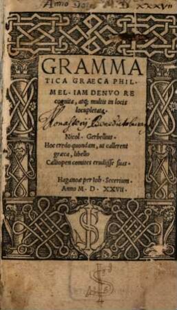 Grammatica graeca