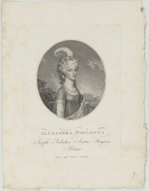 Bildnis der Alexandra Pawlowna