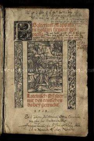 Lateinisch-deutscher Psalter