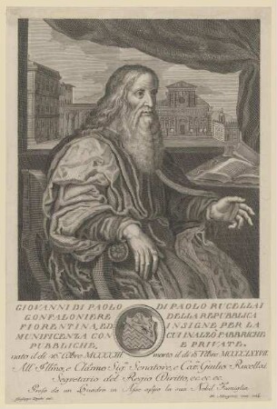 Bildnis des Giovanni di Paolo di Paolo Rucellai