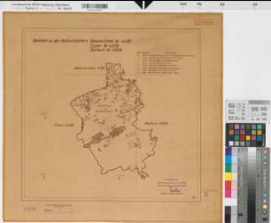 Katasteramt Wattenscheid  Stadt Wattenscheid, Decklblatt 2 Stadtgemeinde Wattenscheid mit Namensliste