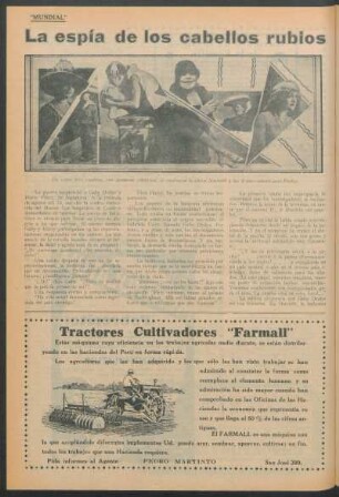 La espía de los cabellos rubios