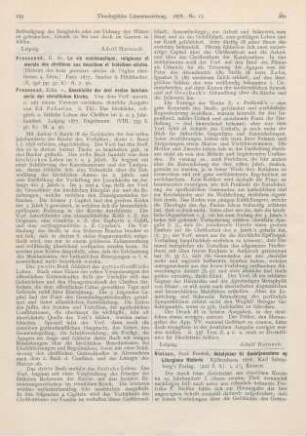 260-262 [Rezension] Nielsen, Fredrik, Aktstykker til Gudstjenestens og Liturgiens Historie