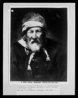 Porträt eines alten Juden