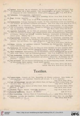 Textilien (Nr. 309-386)