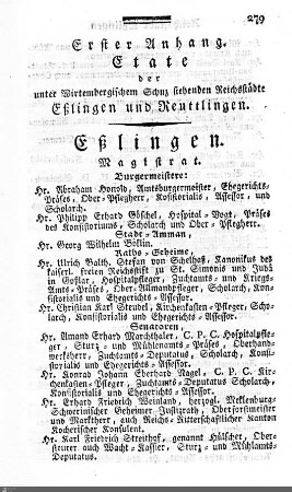 Beamte in Esslingen / Reutlingen