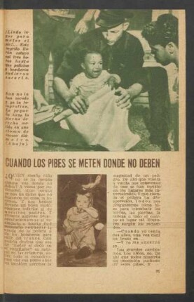 Cuando los pibes se meten donde no deben
