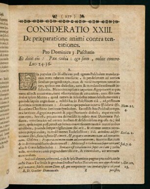 177-185, Consideratio XXIII.