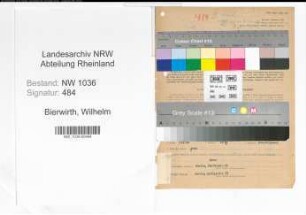 Entnazifizierung Wilhelm Bierwirth , geb. 11.07.1902 (Schmied)