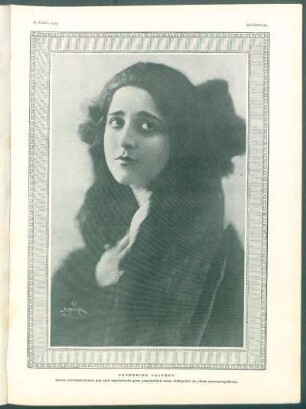 Catherine Calvert. - Actriz norteamericana que está adquirindo gran popularidad como intérprete de obras cinematográficas.