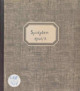 Spielplan 1946/47