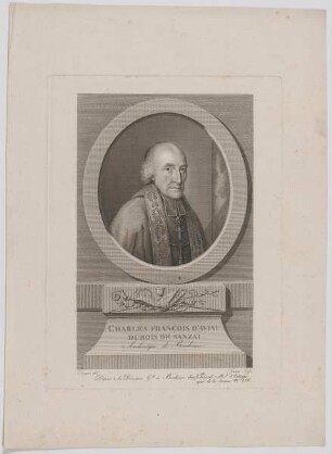 Bildnis des Charles François d'Aviau Dubois de Sanzai