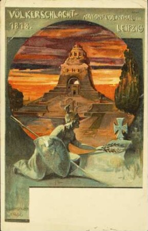 1813. Völkerschlacht-Nationaldenkmal bei Leipzig