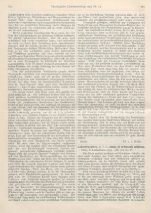 680-681 [Rezension] Laberthonniere, le P. L., Essais de philosophie religieuse