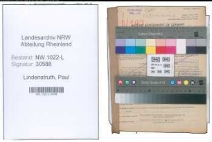 Entnazifizierung Paul Lindenstruth , geb. 31.01.1898 (Postbeamter)