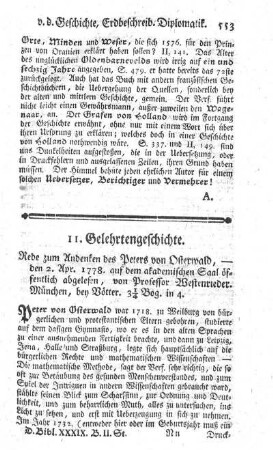 11. Gelehrtengeschichte.