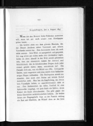 Kopenhagen, den 9. August 1897