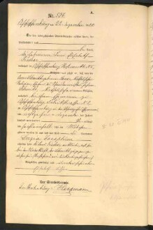 Standesamtsbuch der Stadt Aschaffenburg: Geburten 365/1900 - 184/1901