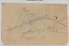 Hangelar: Konvolut "Betr. Anschluss a.d. Industriebahn b. Hangelar": Lageplan Gemeinde Hangelar Flur 7