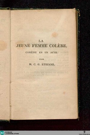 La jeune femme colère