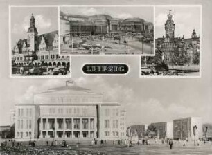 Leipzig: Altes Rathaus, Hauptbahnhof, Neues Rathaus, Opernhaus
