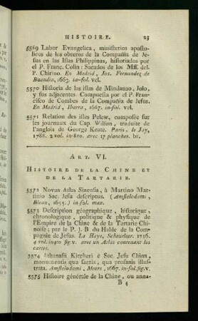 23-30, Art. VI. - Art. VII.