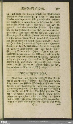Die Grafschaft Hoya