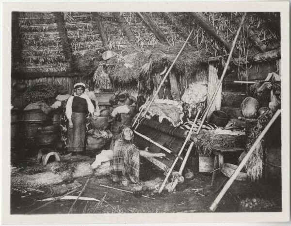 Woman at the loom (Araucanian)