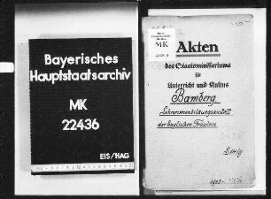 Bamberg. Lehrerinnenbildungsanstalt der Englischen Fräulein.
