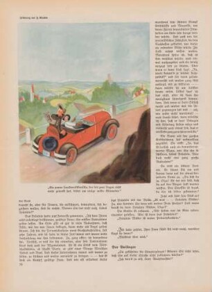 "Ein armer Handwerksbursche, der seit zwei Tagen nicht mehr getankt hat, ..."
