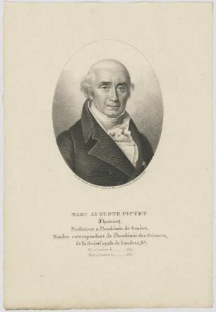 Bildnis des Marc Auguste Pictet
