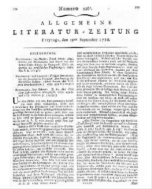 Eckermann, [Jakob Christoph Rudolf]: Gedanken über die Unzufriedenheit, zur Beförderung wahrer Zufriedenheit. - Erneute Ausg. - Lübeck : Iversen, 1788