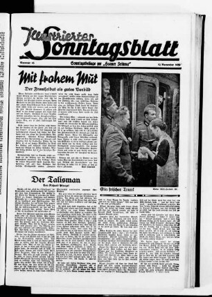 Illustriertes Sontagsblatt. 1938-1941