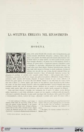 3: La scultura Emiliana nel Rinascimento