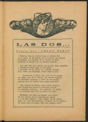 Las dos... : Poesía