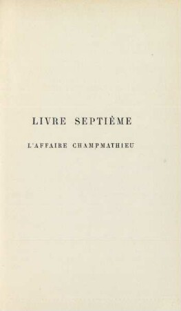 Livre septième. L'affaire Champmathieu