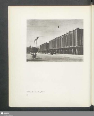 Südfront der Ausstellungshallen