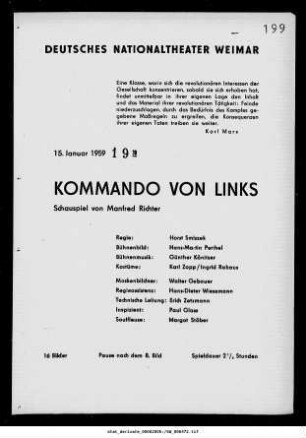 Kommando von links